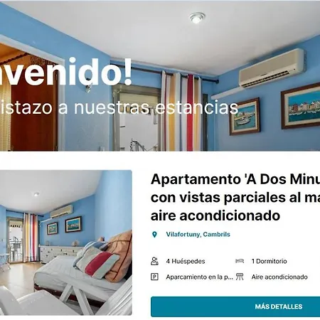 A Solo 1 Minuto De La Playa, Climatizado Apartment